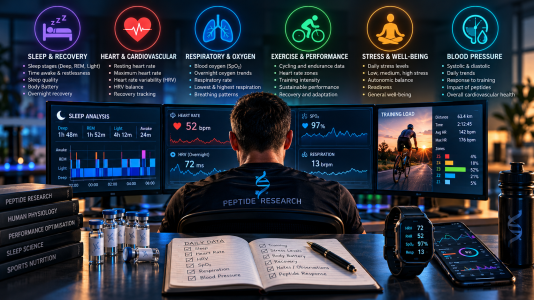Peptide Research Fitness Dashboard Peptide Research Fitness Dashboard